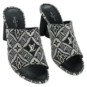 Louis Vuitton 1854 Flower Hill Silhouette Mule Heels Size 39